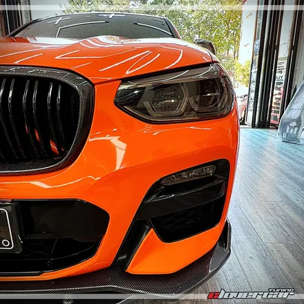 안산랩핑 아지트클로버카 에서 BMW X4 M40i, 3M 번트오렌지 랩핑 시공 후기 / 안산 상록구