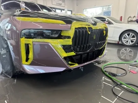 BMW i7 전체 PPF 시공 클리프디자인 + 크롬딜리트 작업기 │ 벨벳 오키드 에디션 화성 안산 수입차 PPF 랩핑 / 경기 화성 남양