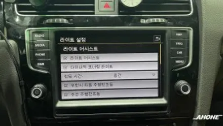 폭스바겐 골프7세대 40주년 에디션 3세대 레인 어시스트, ACC, 버추얼 콕핏, 사이드 어시스트, MIB2.5, PAS 폴딩 후방 카메라 시공. / 경기 이천, 여주, 용인