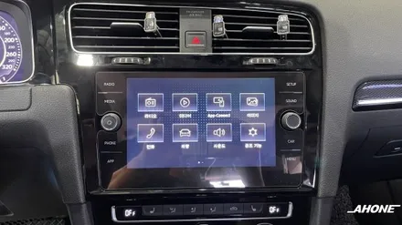 폭스바겐 골프7 2.0TDI 아직도 5.8인치 사용하세요? 신형 8인치 모니터, MIB2.5오디오, 알람혼 장착. / 경기 이천 부발