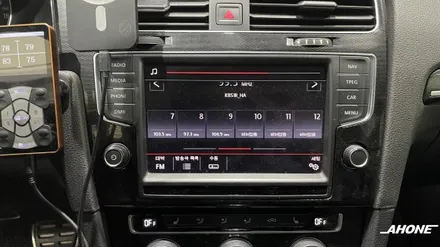 폭스바겐 골프7세대 GTI MIB2.5 카플레이 오디오 시공. / 경기 이천, 여주, 용인