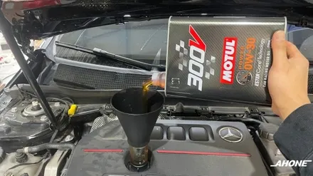 벤츠 A35 AMG 모튤 300V 0W30 엔진오일 교환. / 경기 이천 부발