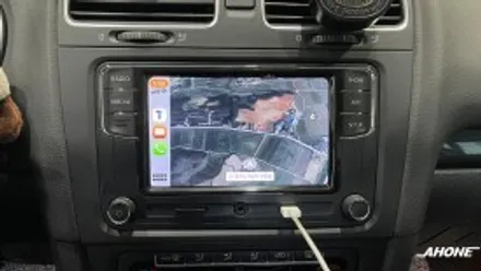 폭스바겐 골프6세대 R-line RCD330 Plus 카플레이 오디오, 순정 폴딩 후방 카메라 시공. / 경기 이천, 여주, 용인