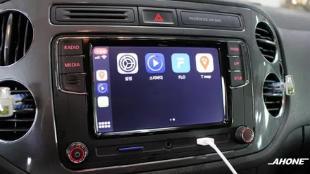 폭스바겐 구형 티구안 RCD330Plus, 순정 후방카메라 시공 by AH-ONE / 경기 이천 부발