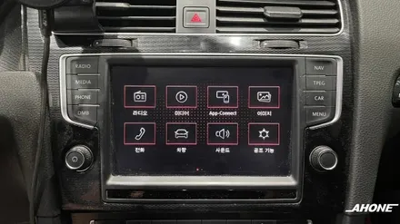 폭스바겐 골프7세대 GTI 신품 MIB2.5 카플레이, 안드로이드오토 시공. / 경기 이천 부발