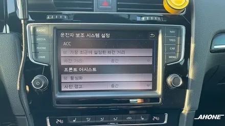 폭스바겐 골프7세대 R 다인오디오 A필러, 3세대 ACC 시공. / 경기 이천, 여주, 용인