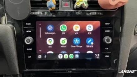 폭스바겐 골프7세대 2.0TDI MIB2.5 카플레이 오디오, 신형 8인치 모니터, PAS 폴딩 후방 카메라, 터치 공조기, 3세대 ACC 시공. / 경기 이천, 여주, 용인