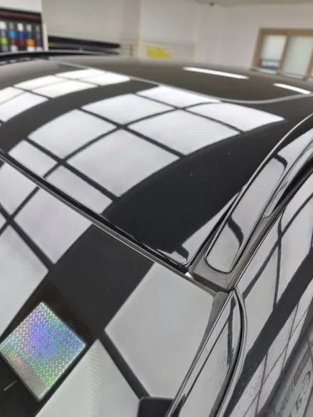 수원 랩핑, 유광 블랙은 실력을 숨길 수 없는 색입니다. BMW X6M 전체 랩핑. / 경기 화성