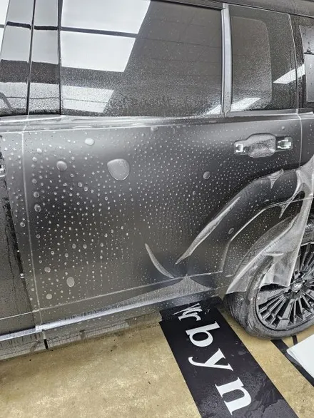 수지 분당 PPF, 블랙잉크 싼타페에 무광을 더하면 이러한 분위기가 완성됩니다. 무광 & 유광 ppf. / 경기 화성