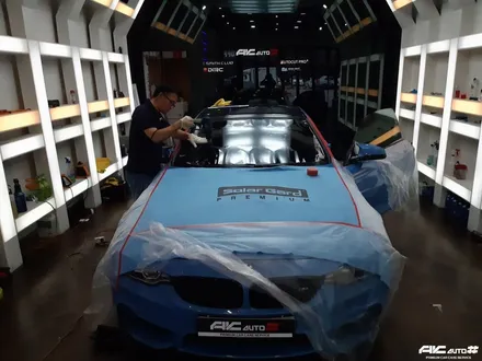 파주일산 BMW M4 기존필름 제거후 솔라가드 퀀텀 썬팅 재시공. / 고양 덕양구 동산동