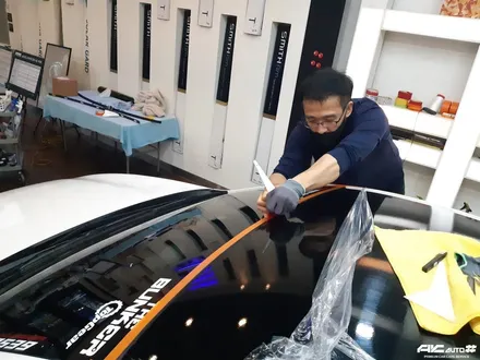 KIA 올뉴 K3 3M2080필름 루프스킨 시공. 파주 일산 김포 시공점. / 고양 덕양구 동산동