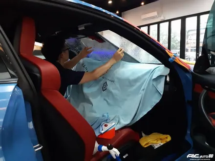 파주일산 BMW M4 기존필름 제거후 솔라가드 퀀텀 썬팅 재시공. / 고양 덕양구 동산동