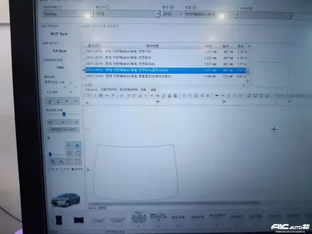 아반떼MD 기존 썬팅지 제거후 스미스클럽T0 파주 썬팅 시공. / 고양 덕양구 동산동