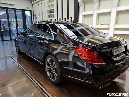 Mercedes-Benz  W222 S500 전체랩핑 / 그레이에서 블랙펄로 변신. / 고양 덕양구 동산동