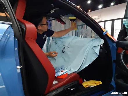 파주일산 BMW M4 기존필름 제거후 솔라가드 퀀텀 썬팅 재시공. / 고양 덕양구 동산동