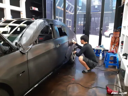 파주일산 BMW 320d(E90) 사고보험처리후 전체 랩핑 재시공. / 고양 덕양구 동산동