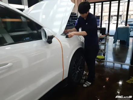 포르쉐 카이엔 쿠페 오토컷 프로쉴드PPF 파주 프론트패키지PPF 시공. / 고양 덕양구 동산동