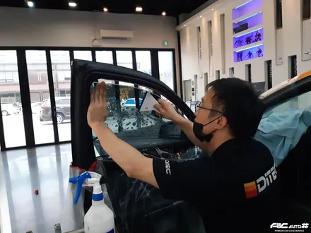 벤츠 S350(W221) 기존 썬팅지 제거후 디텍 오로라 파주 썬팅 시공. / 고양 덕양구 동산동