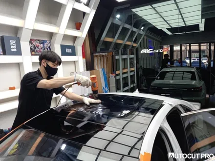 AUDI A6(C8) 기존 필름 제거후 스미스클럽T2 파주 썬팅 재시공. by 오토컷프로샵 파주점. / 고양 덕양구 동산동