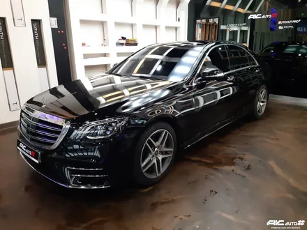 파주일산 벤츠 S350d 3M 세틴레드 전체 랩핑 시공. / 고양 덕양구 동산동