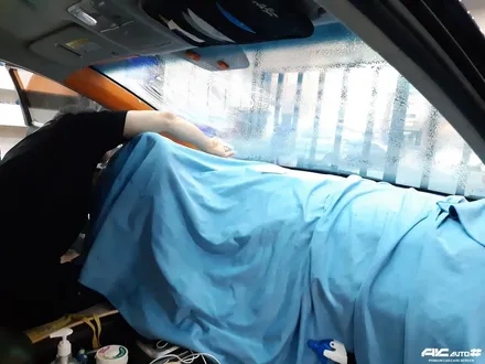 아반떼MD 기존 썬팅지 제거후 스미스클럽T0 파주 썬팅 시공. / 고양 덕양구 동산동