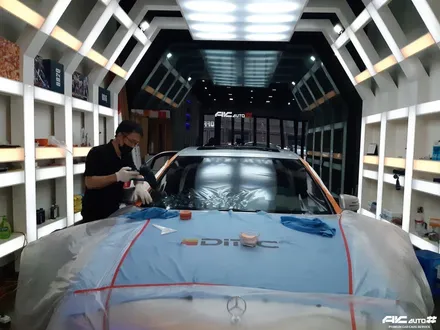 벤츠 S350(W221) 기존 썬팅지 제거후 디텍 오로라 파주 썬팅 시공. / 고양 덕양구 동산동