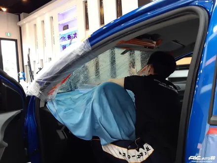 쉐보레 아베오 기존 썬팅지제거 후 디텍 오로라 파주 썬팅 재시공. / 고양 덕양구 동산동