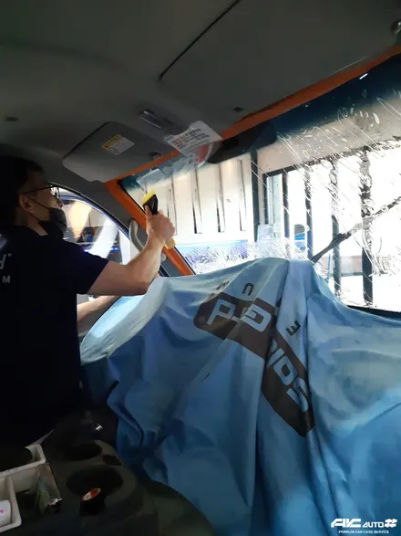 KIA 봉고3 기존 썬팅제거후 스미스클럽T2 파주 썬팅 시공. / 고양 덕양구 동산동