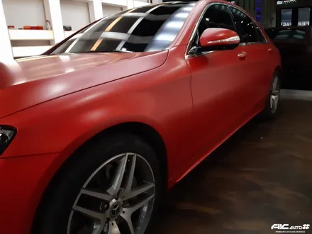 파주일산 벤츠 S350d 3M 세틴레드 전체 랩핑 시공. / 고양 덕양구 동산동