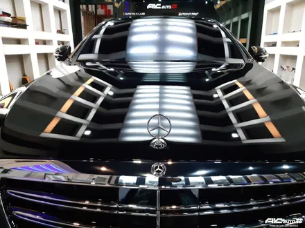 파주일산 벤츠 S350d 3M 세틴레드 전체 랩핑 시공. / 고양 덕양구 동산동