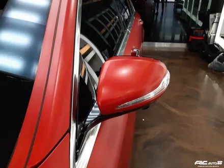 파주일산 벤츠 S350d 3M 세틴레드 전체 랩핑 시공. / 고양 덕양구 동산동