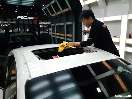 파주 KIA K3 스미스클럽T0 틴팅재시공, 탑폴리에루프스킨, ITB7000eco 블랙박스 장착. / 고양 덕양구 동산동