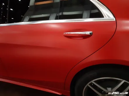 파주일산 벤츠 S350d 3M 세틴레드 전체 랩핑 시공. / 고양 덕양구 동산동