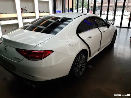 파주일산 벤츠 CLS400d 기존필름 제거후 스미스클럽T2 썬팅 시공. / 고양 덕양구 동산동