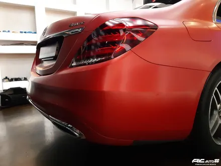 파주일산 벤츠 S350d 3M 세틴레드 전체 랩핑 시공. / 고양 덕양구 동산동