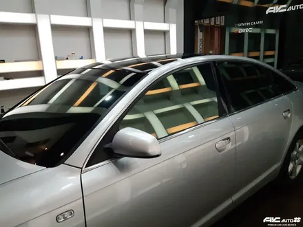 파주 AUDI A6 솔라가드 프리미엄 보그 썬팅, 블랙박스 ITB-7000eco, 탑폴리에 루프스킨 시공기. / 고양 덕양구 동산동