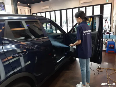 쌍용 티볼리 기존 틴팅 제거후 세인트아모 루틴72 파주 썬팅 재시공. / 고양 덕양구 동산동