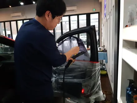 파주일산 벤츠 S550(W221) 기존필름제거 후 디텍 오딘 썬팅 시공. / 고양 덕양구 동산동
