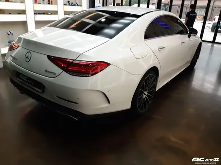파주일산 벤츠 CLS 450 3M 세틴 다크그레이필름 전체랩핑 시공. / 고양 덕양구 동산동