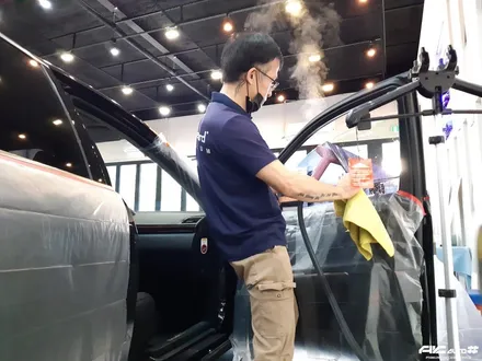벤츠 S350(W221) 기존 썬팅 제거후 디텍 오로라 파주 썬팅 시공. / 고양 덕양구 동산동
