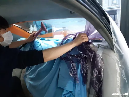 NF쏘나타 기존 필름 제거 후 파주 세인트아모 루틴72 썬팅. / 고양 덕양구 동산동