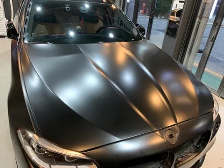BMW 550d 사틴 블랙&카본 전체 랩핑 - 카본 실내 랩핑 - 강남 랩핑 익스트림 랩 / 강남,개포,서초