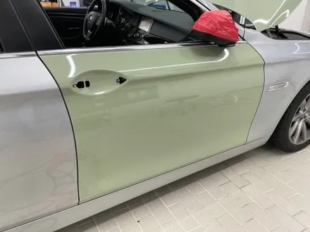 BMW 528i 카키 그린 LB 고광택 랩핑 - 자동차 전체 랩핑 / 강남,개포,서초
