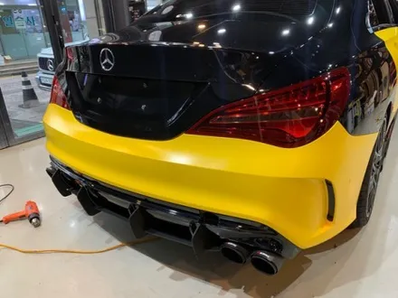 벤츠 CLA45 AMG \'사틴 옐로우\' 전체 랩핑 - 강남 랩핑 - 익스트림 랩 - 자동차 랩핑 / 강남,개포,서초