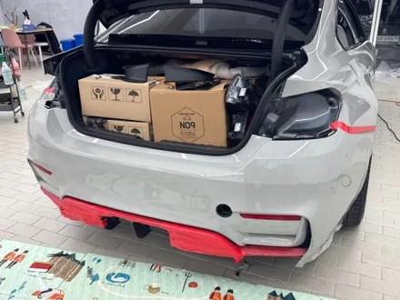 BMW F82 M4 볼캐닉 그레이 랩핑 #자동차 전체 래핑 / 강남,개포,서초