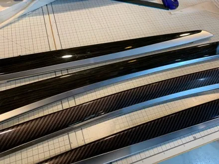 BMW 550d 사틴 블랙&카본 전체 랩핑 - 카본 실내 랩핑 - 강남 랩핑 익스트림 랩 / 강남,개포,서초