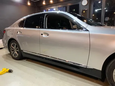 렉서스 LS460 에이버리 슈프림 유광 실버 전체랩핑 - 자동차 랩핑 비용 - 렉서스 랩핑 / 강남,개포,서초