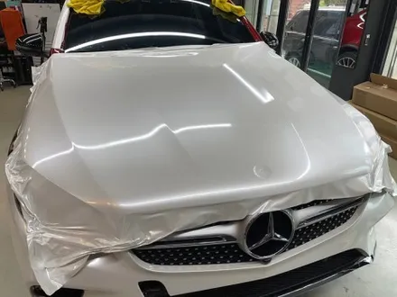 벤츠 GLC 350d 쿠페 \'화이트 펄\' 전체 랩핑 - 서초 랩핑샵 - GLC쿠페 랩핑 / 강남,개포,서초