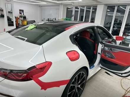 BMW 840i 고광택 유광 블랙 전체랩핑 - 탑폴리에 8시리즈 / 강남,개포,서초