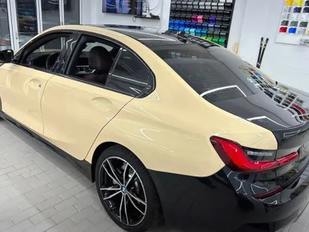 랩핑 사고&보험처리 BMW 330e 아이보리 전체 랩핑 / 강남,개포,서초